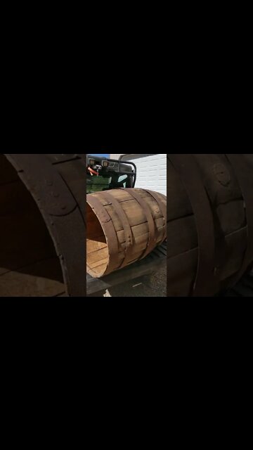 Roll out the barrels! Future cabin rental pub table! #shorts #shortsvideo #youtubeshorts