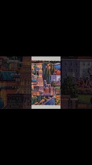 60000 Piece What a Wonderful World Jigsaw Puzzle Day 25 is complete! #puzzles #shorts #jigsawpuzzles