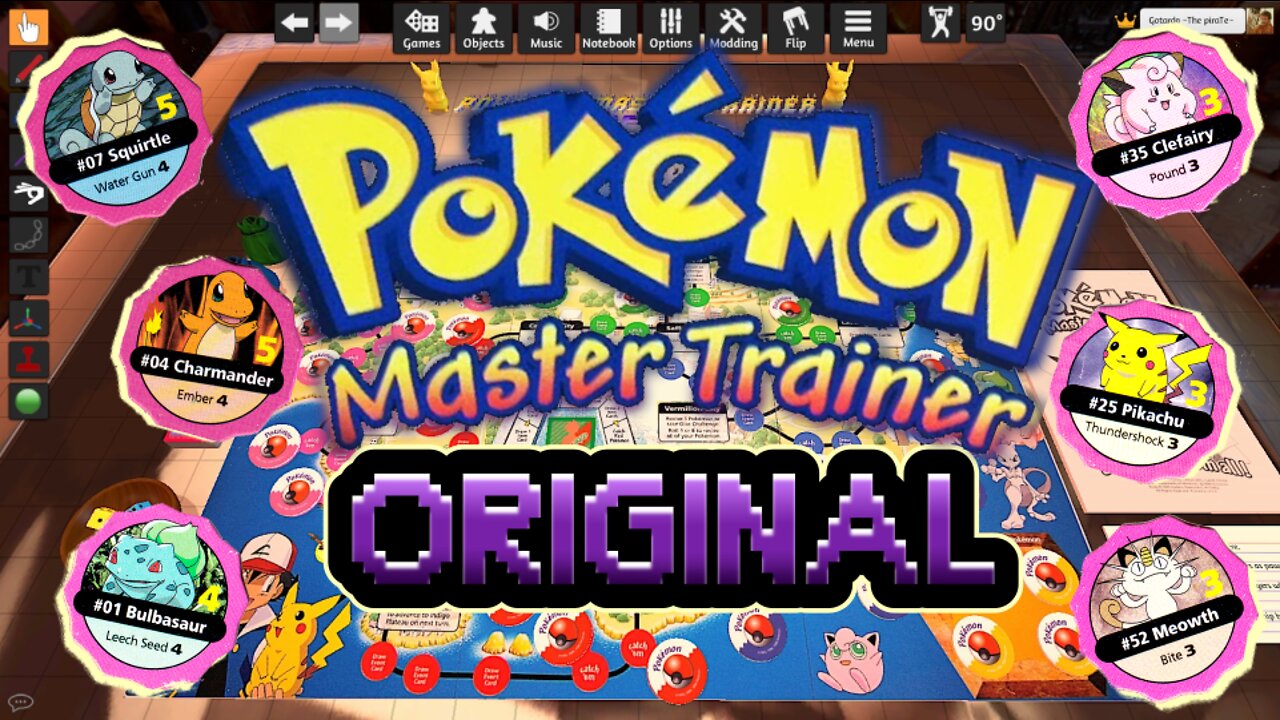 Pokémon Mestre dos Treinadores RPG - Conhecendo os Mapas (Original)