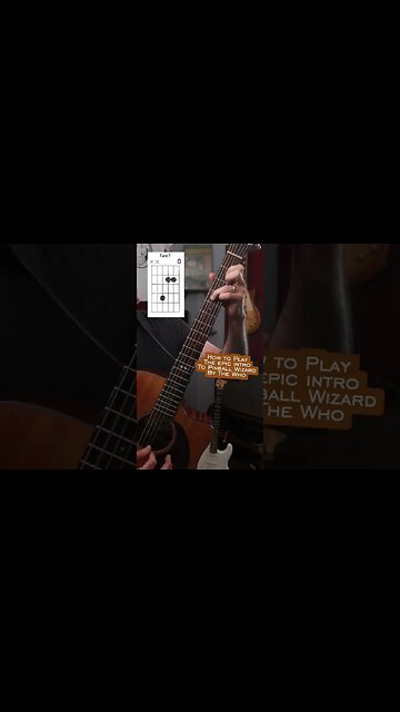 How to play the epic intro to pinball wizard by The Who #shorts