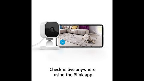 Blink Mini - Compact indoor plug-in smart security camera