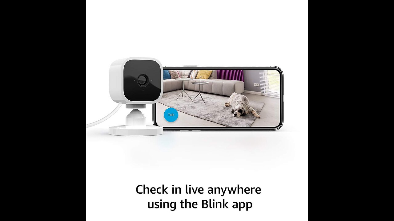 Blink Mini - Compact indoor plug-in smart security camera