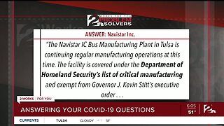 Problem Solvers: Answering Your COVID-19 Questions