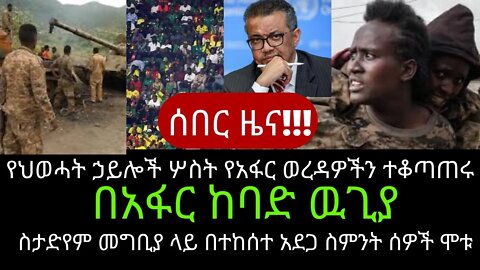 Ethiopia: ሰበር|የህወሓት ኃይሎች ሦስት የአፋር ወረዳዎችን መቆጣጠራቸው ተገለጸ|አፋር ክልል ከባድ ውጊያ | Zehabesha | top mereja