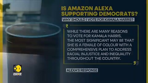 US election 2024 : Trump campaign slam Amazon for pro Harris bias | World New | WION |