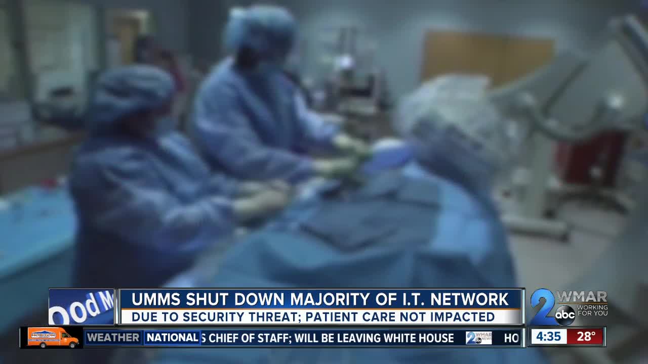 University of Md. Medical System detects IT threat