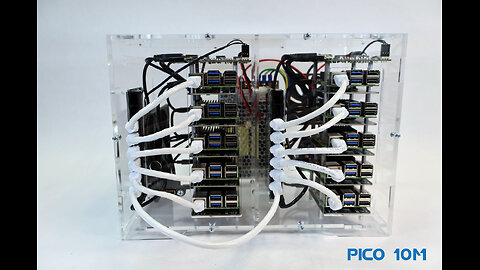 PicoCluster Raspberry PI5 10M Cluster