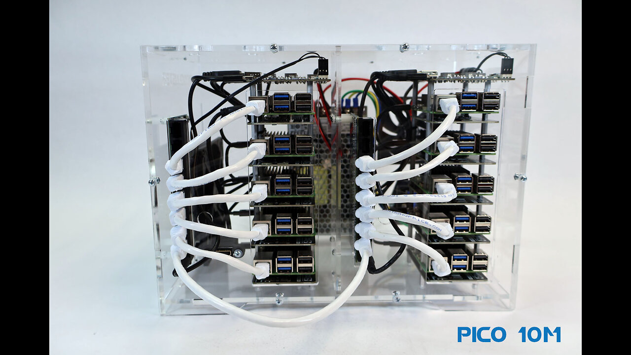 PicoCluster Raspberry PI5 10M Cluster