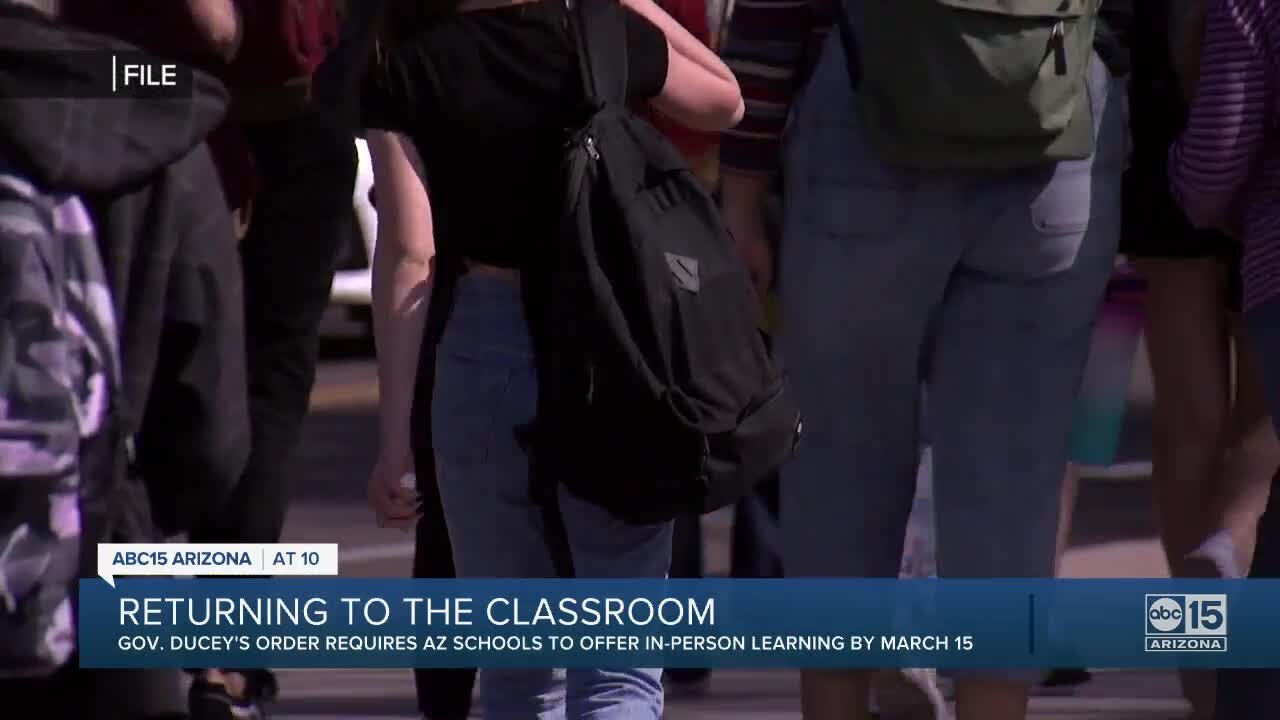 Returning to the classroom in Arizona