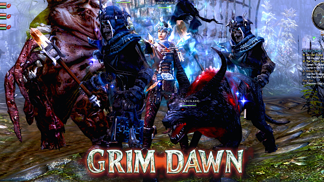 Grim Dawn - The Cabalist vs Warden Krieg