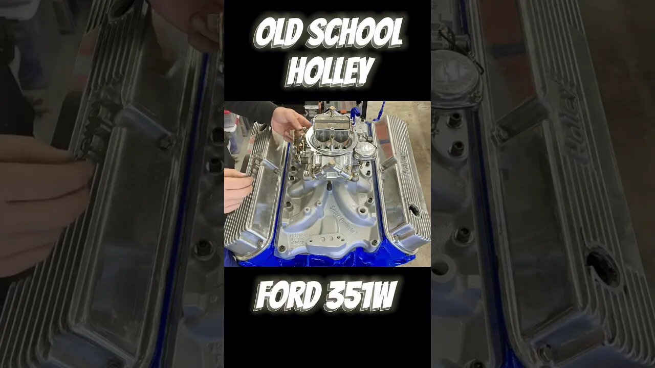 Old School Holley Ford 351W #shorts