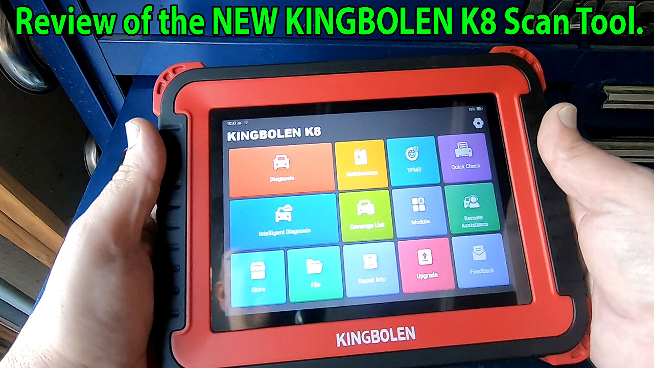 Review of the NEW KINGBOLEN K8 Scan Tool.