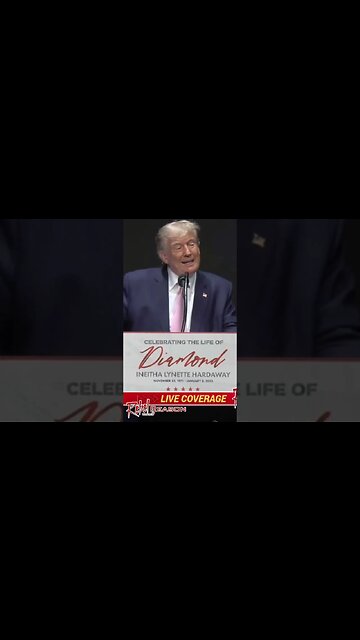 Trump jokes on terrible people at Diamond’s Service. 😂🤪