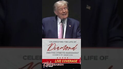 Trump jokes on terrible people at Diamond’s Service. 😂🤪