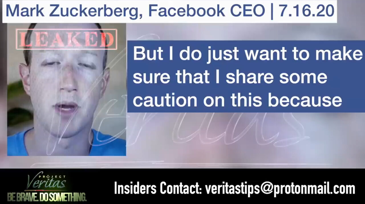 Zuckerberg warns that COVID-19 vaccines are “experimental” and “unproven” in a leaked video