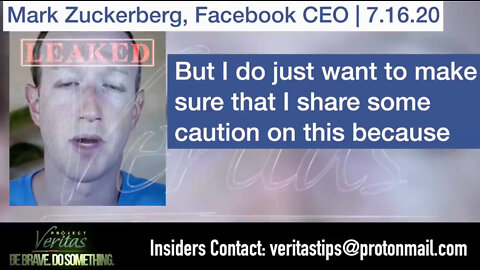 Zuckerberg warns that COVID-19 vaccines are “experimental” and “unproven” in a leaked video