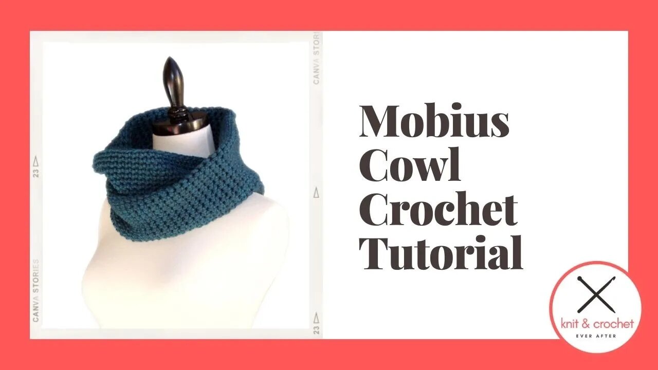 One Skein Mobius Cowl Free Crochet Pattern Workshop