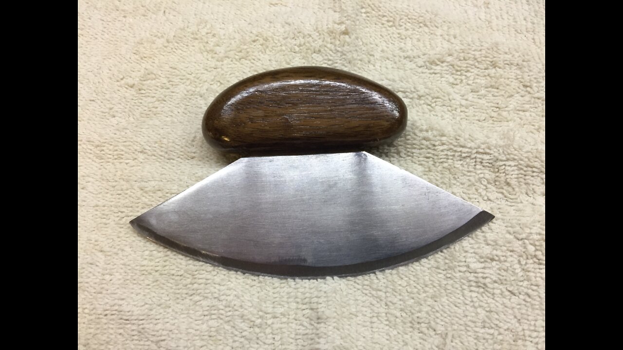 Simple ULU Knife From Saw Blade