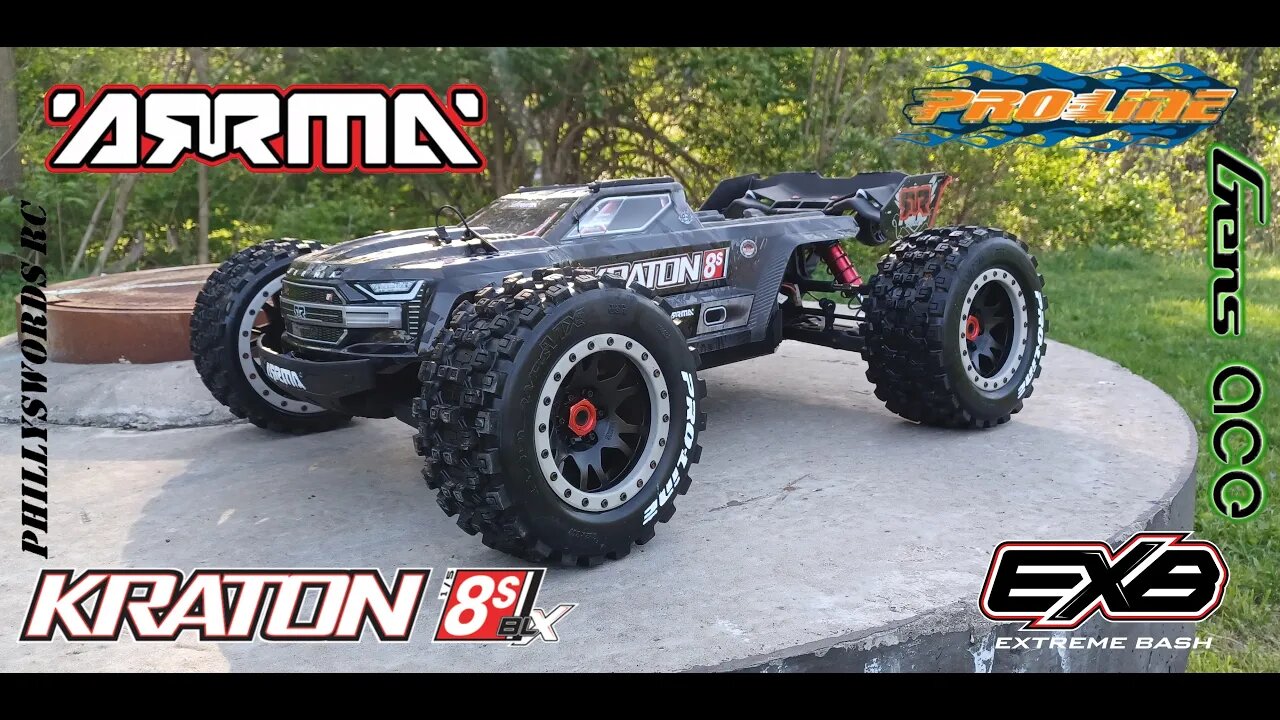 Arrma Kraton EXB 8S Will the tires and gears hold this time??