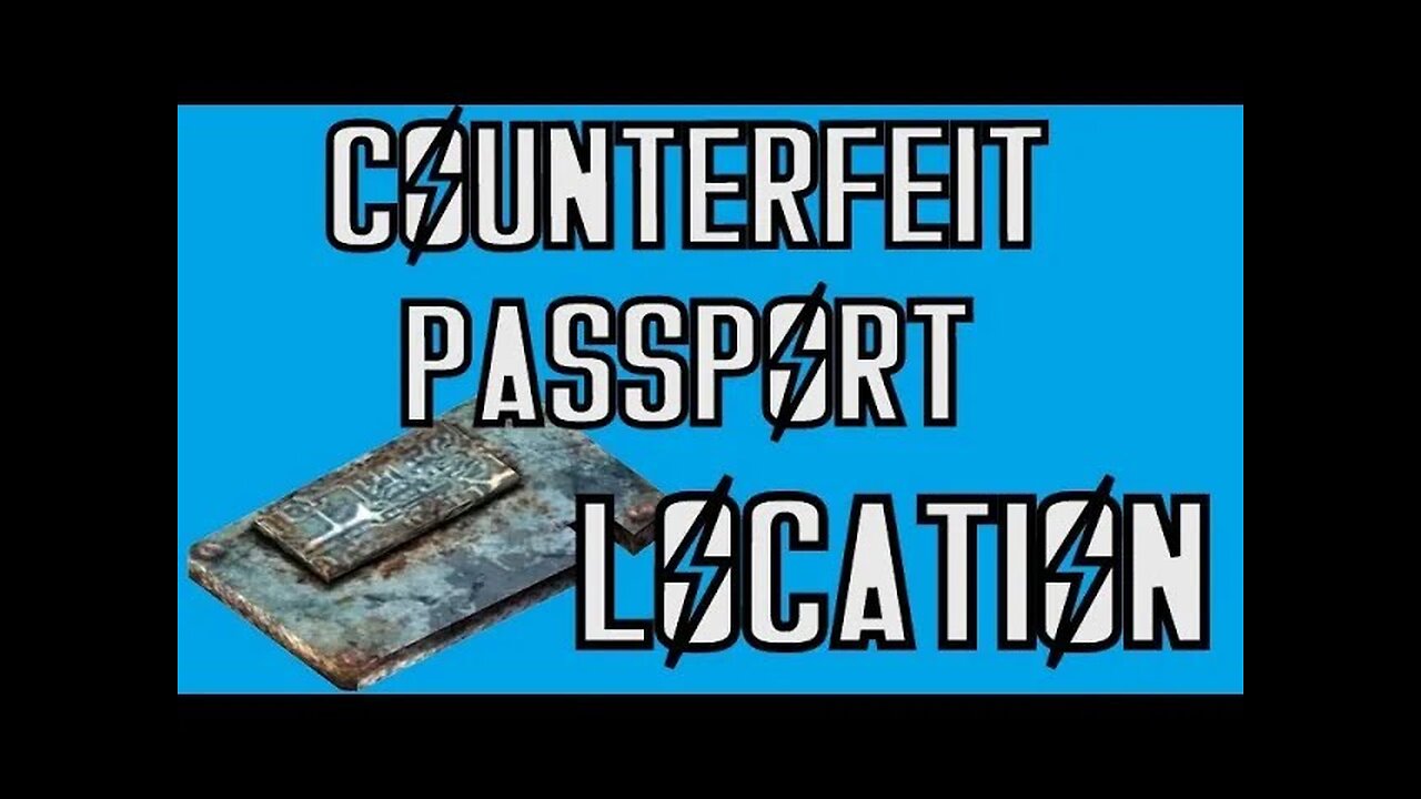 How to Get Counterfeit passport in Fallout New Vegas