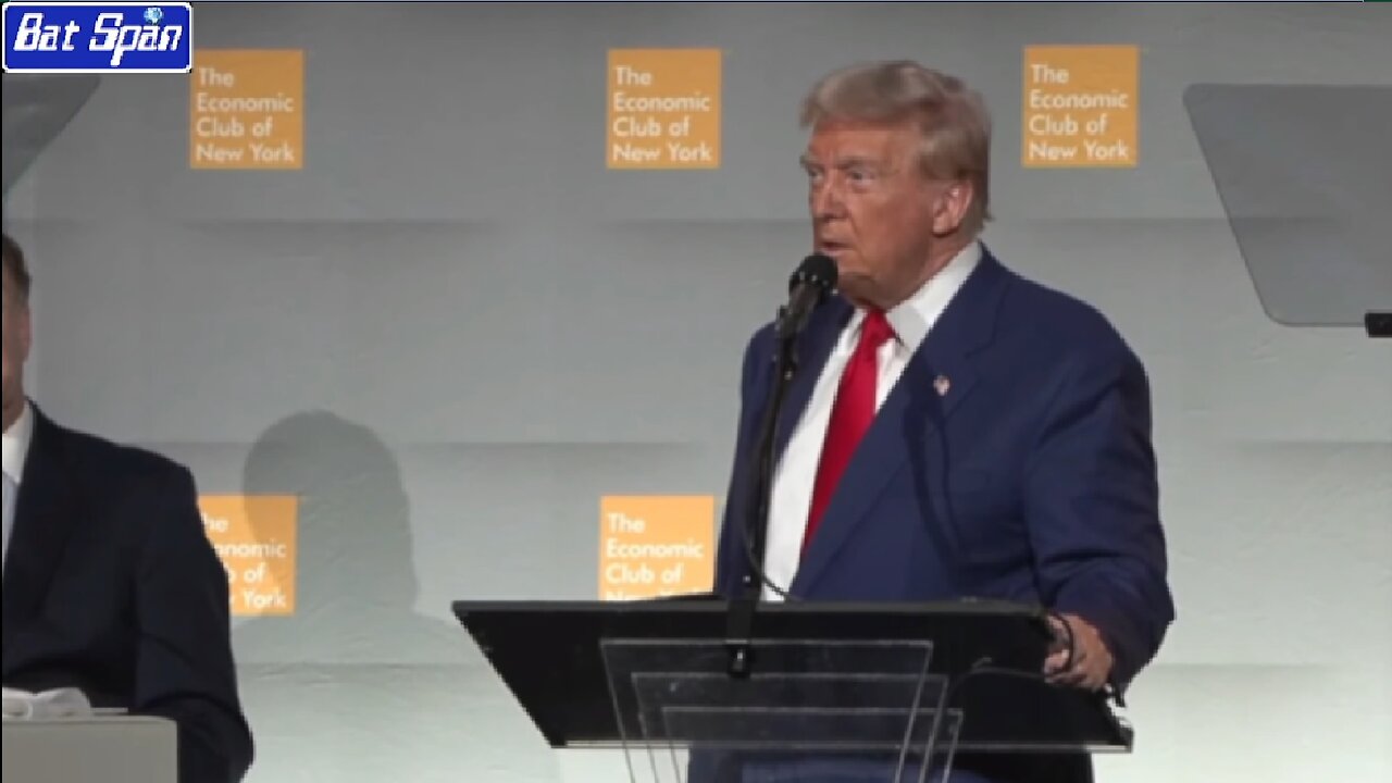 LIVE: President Trump Speaks at The Economic Club of New York ~ September 5 2024