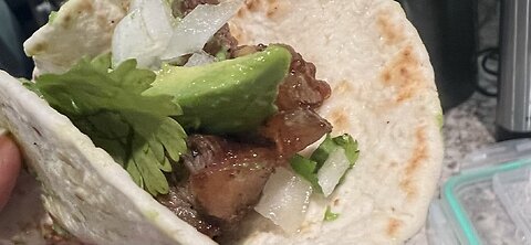 Steak taco