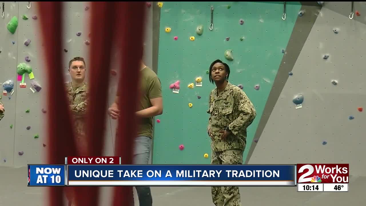 A unique take on a military tradition