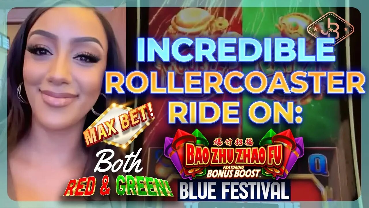 What A Ride! Must See Rollercoaster of Slots! Playing Blue Festival! 💥