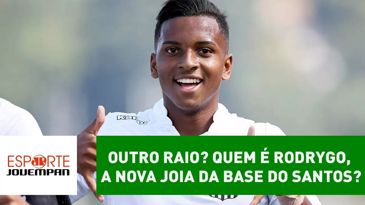 Outro raio? Quem é RODRYGO, a nova joia da base do SANTOS?