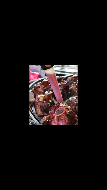 Pork osso bucco | @lanesbbq on IG 🐽 #shorts #pork