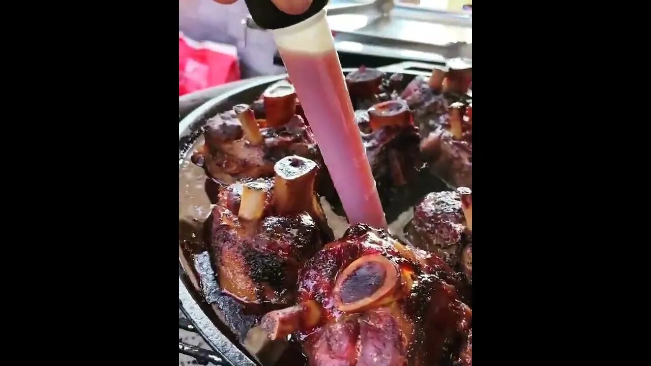 Pork osso bucco | @lanesbbq on IG 🐽 #shorts #pork