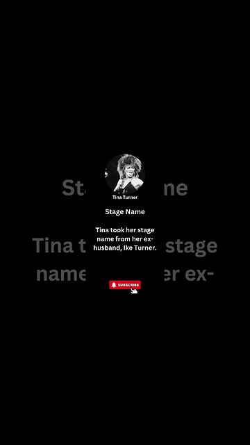 The Birth of "Tina": How She Chose Her Iconic Stage Name #shorts #tinaturner #rocknroll