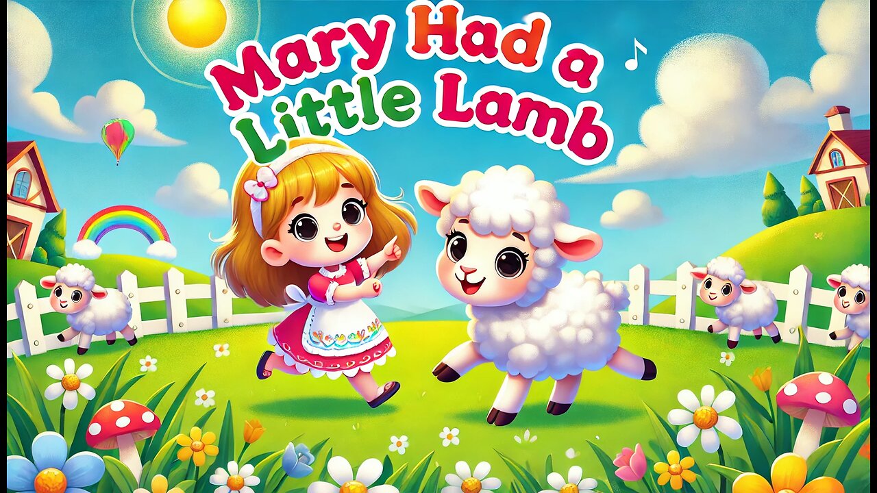 "Mary Had a Little Lamb | Classic Nursery Rhyme for Kids"