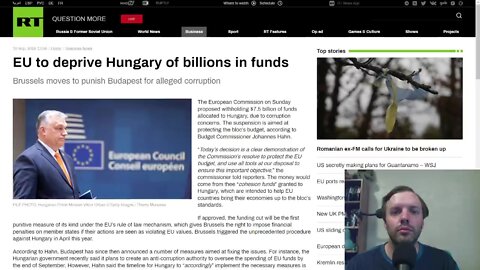 EU to deprive Hungary of billions in funds. Punishment for refusing to go with sanctions?