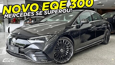 NOVO MERCEDES BENZ EQE 300 AMG LINE 2023 TEM A MAIOR AUTONOMIA DO BRASIL, MUITO LUXO E SEGURANÇA!