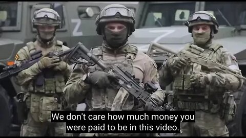 Russian soldiers response for Ukrainian bizarre propaganda