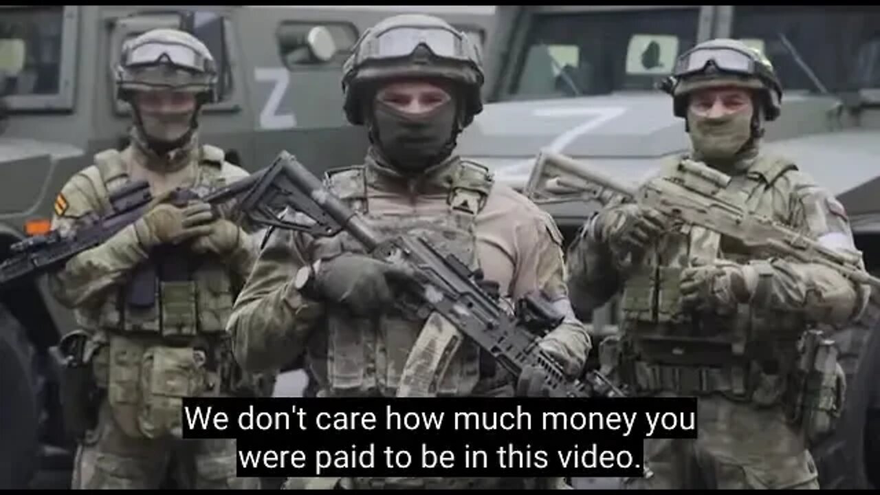 Russian soldiers response for Ukrainian bizarre propaganda