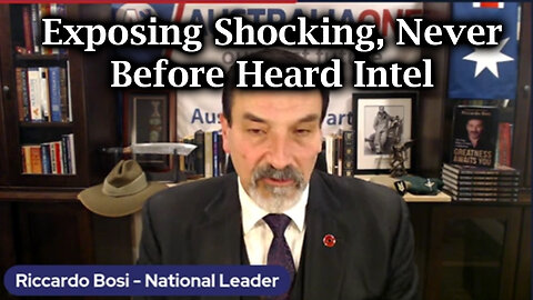 Riccardo Bosi Great Aug 27 > Exposing Shocking, Never Before Heard Intel