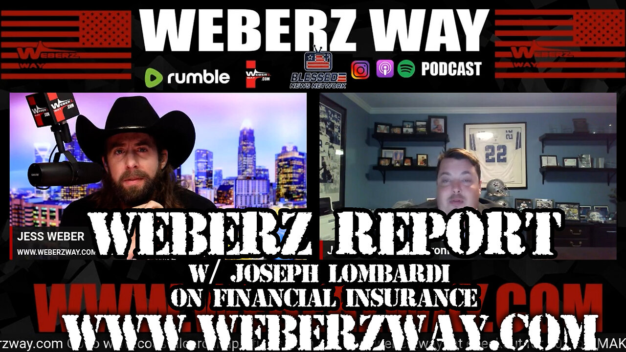 WEBERZ REPORT - w/ JOSEPH LOMBARDI ON FINANCIAL INSURANCE, AND WHY NOT TO BUY GOLD, OR HAVE 401K