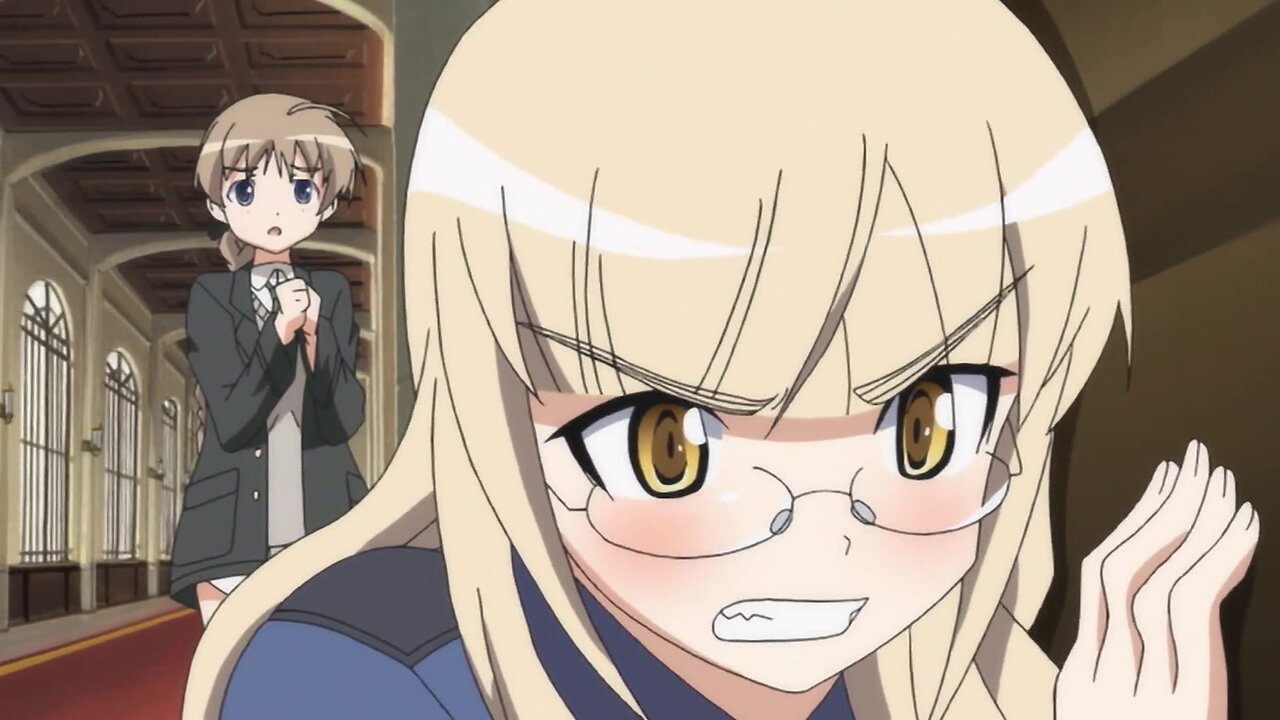 Strike Witches - Perrine eavesdropping