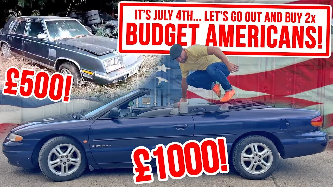 Buying 2x CHEAP American Cars on July 4th. Are they any good?