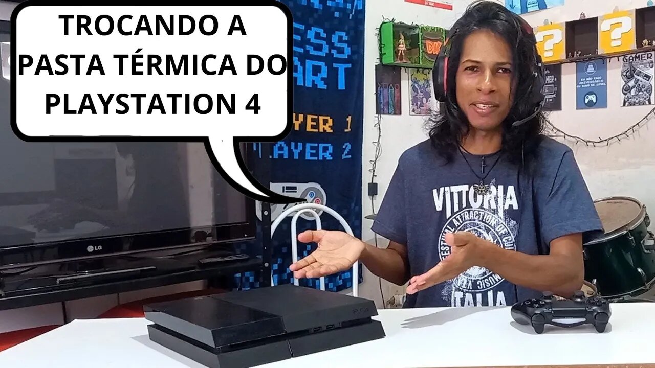 #vlog - TROCA DA PASTA TÉRMICA E LIMPEZA DO PLAYSTATION 4