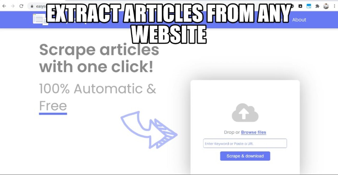 extract articles from any website