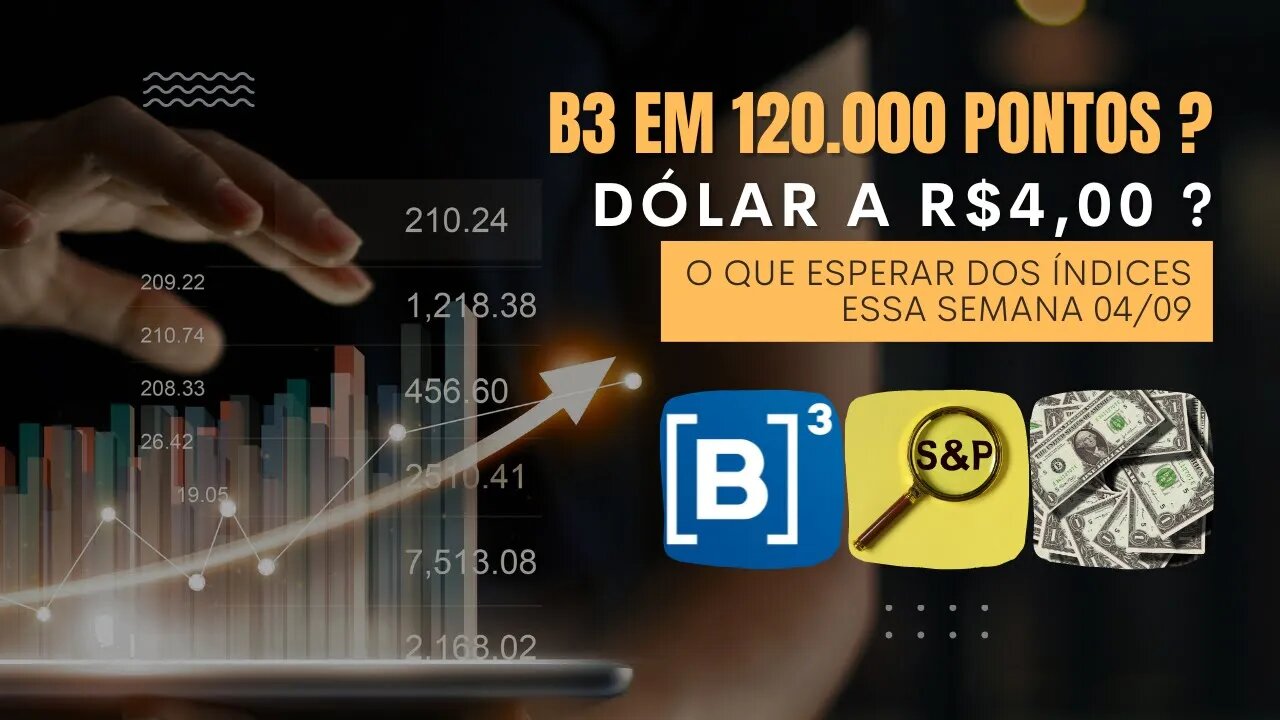 B3 VAI SUBIR AINDA MAIS ??? DOLAR VOLTA A CAIR ? ANÁLISE TÉCNICA DOS INDICES