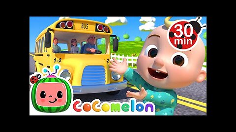 Wheels on the Bus | @CoComelon Nursery Rhymes & Kids Songs | Best Cars & Truck Videos for Kids