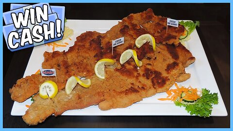 WIN CASH BY EATING THIS GIANT SCHNITZEL | XXL FOOD CHALLENGE IN GERMANY