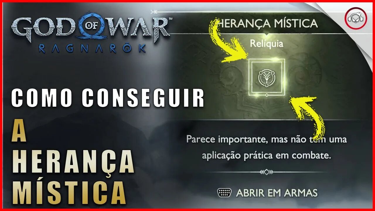 God of war Ragnarok, Como conseguir a Herança Mística | Super dica