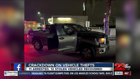 Kern County cracks down on vehicle thefts