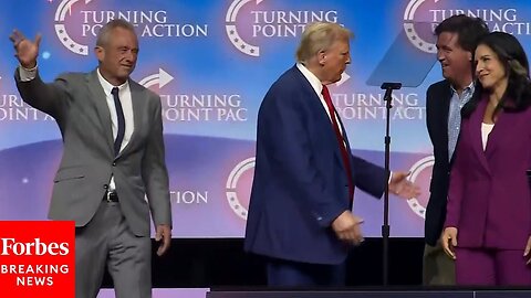 RFK Jr., Tulsi Gabbard, And Tucker Carlson Join Trump On Stage At Georgia Event