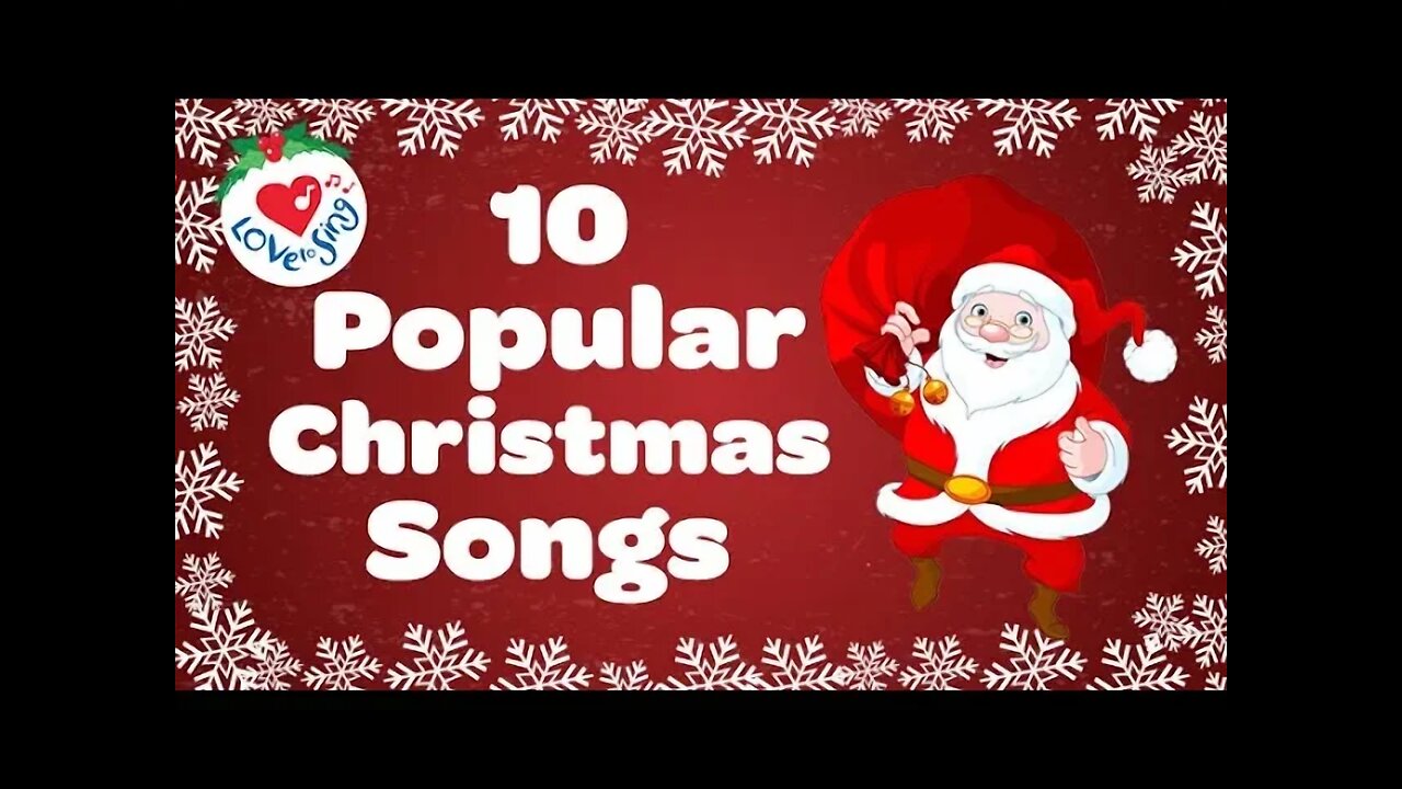 Top 10 Popular Christmas Songs and Carols Playlist 🎅